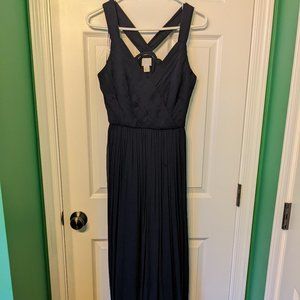 J. Crew Navy Blue full length dress - size 8